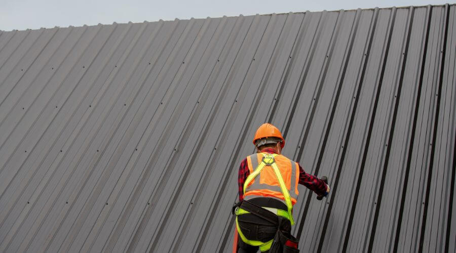 Professional metal roof installation services in La Moille, IL